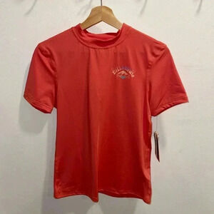 Billabong Core Short Sleeve Surf Tee/Rashguard - Vintage Coral